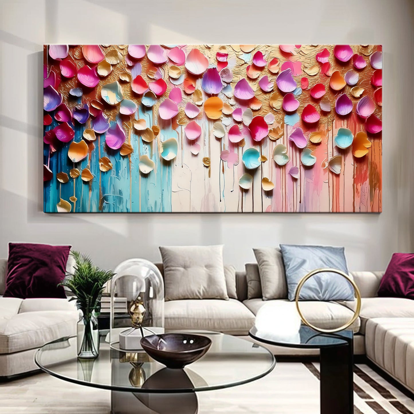 Vibrant Petals Wall Art