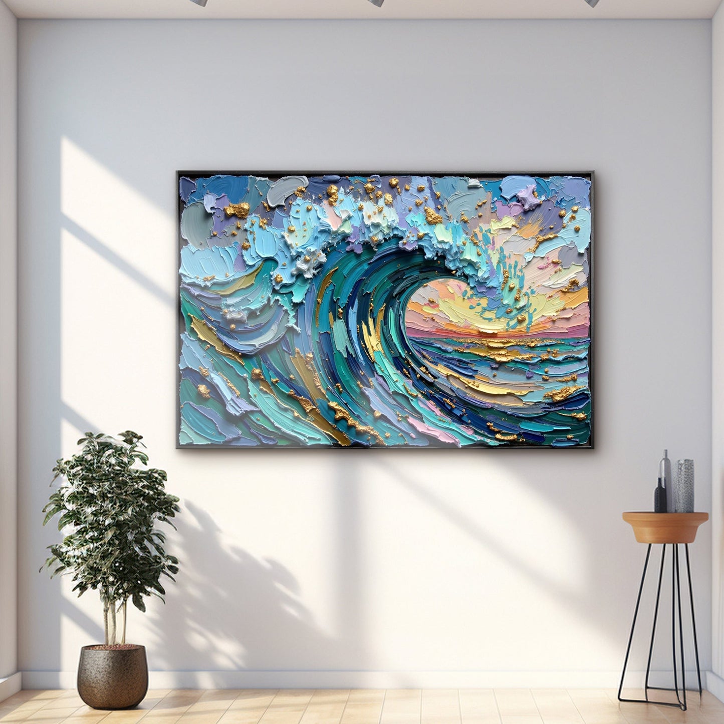 Golden Tide Wall Art