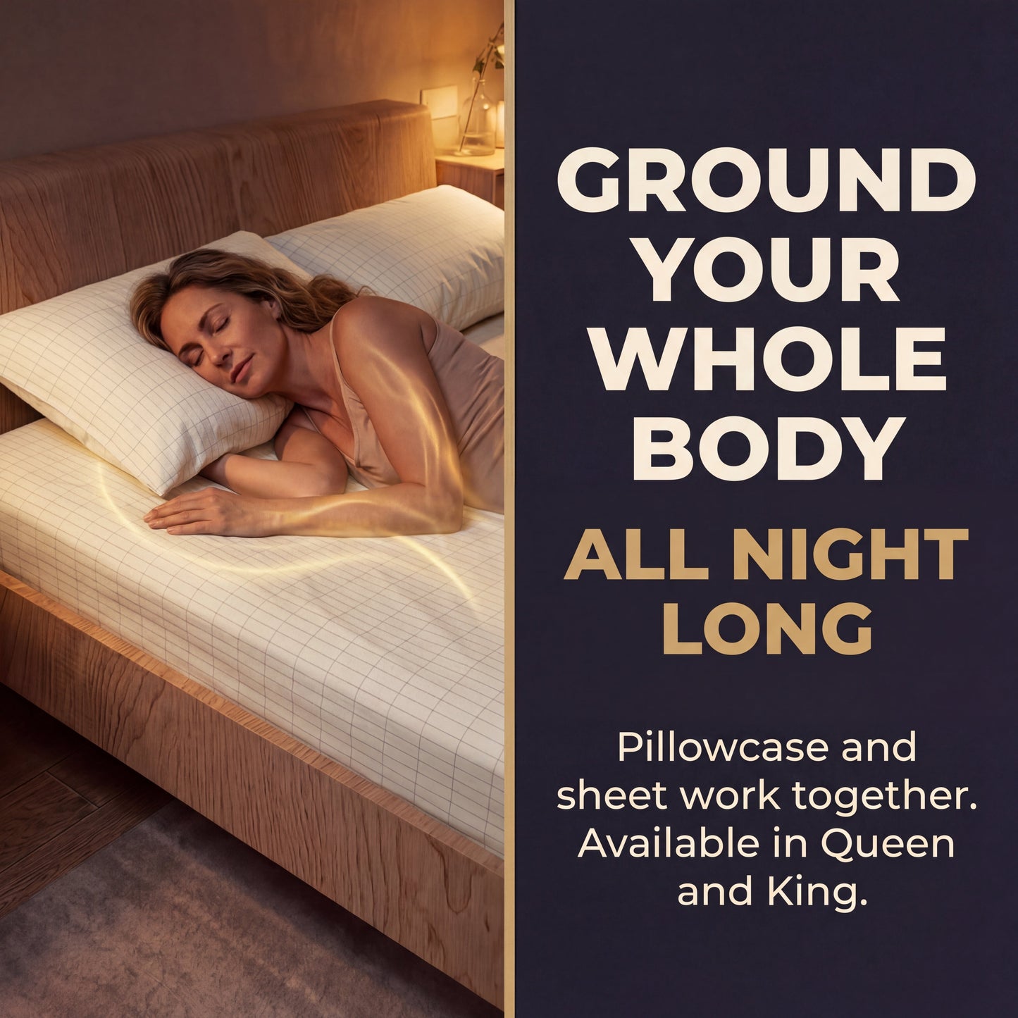 GAYA™ Grounding Pillow Case - Off White