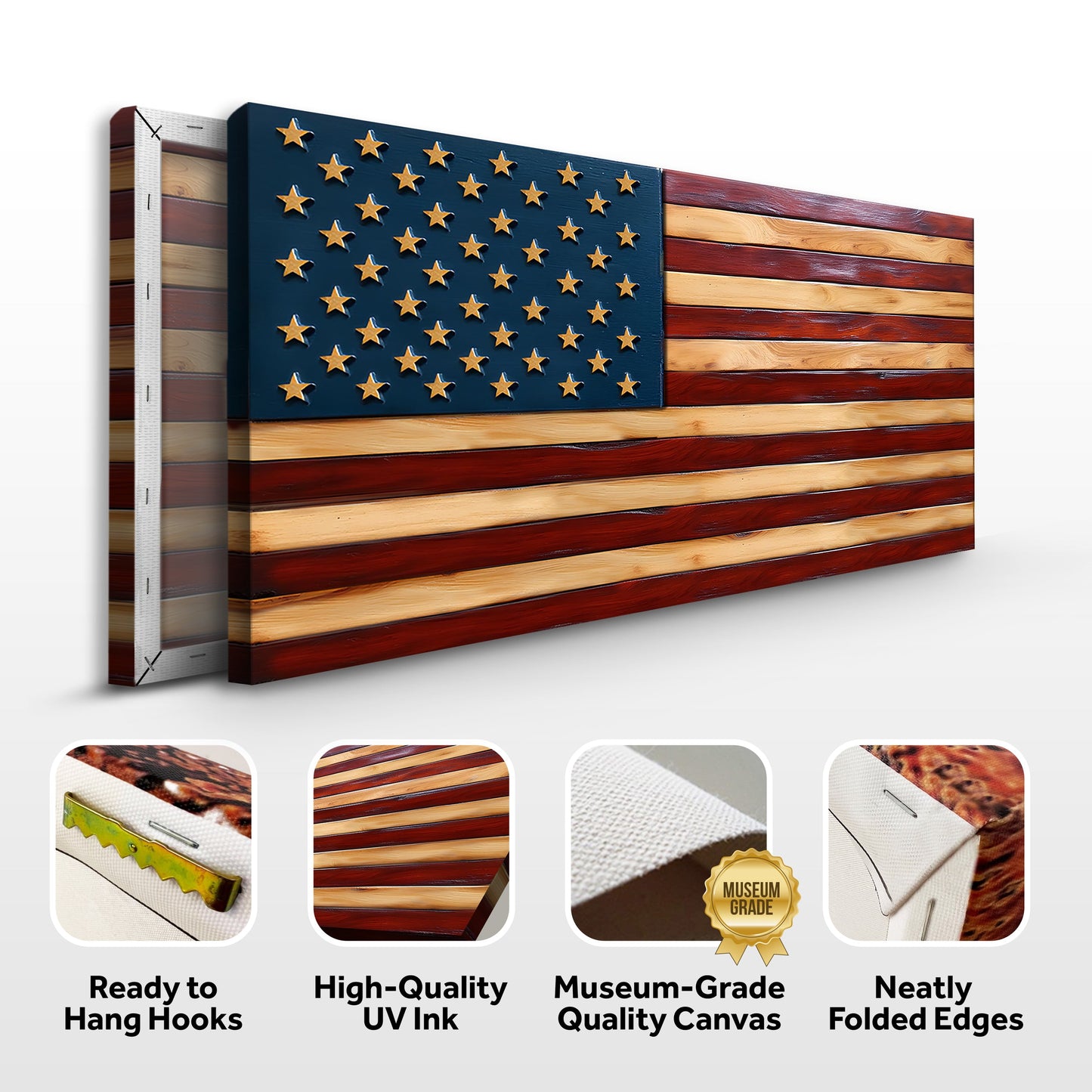 Old Glory American Flag Wall Art II