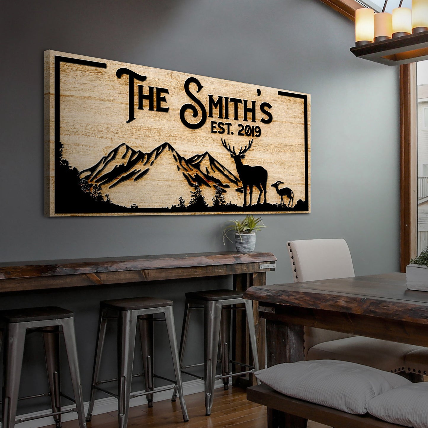 Family Mountain Sign