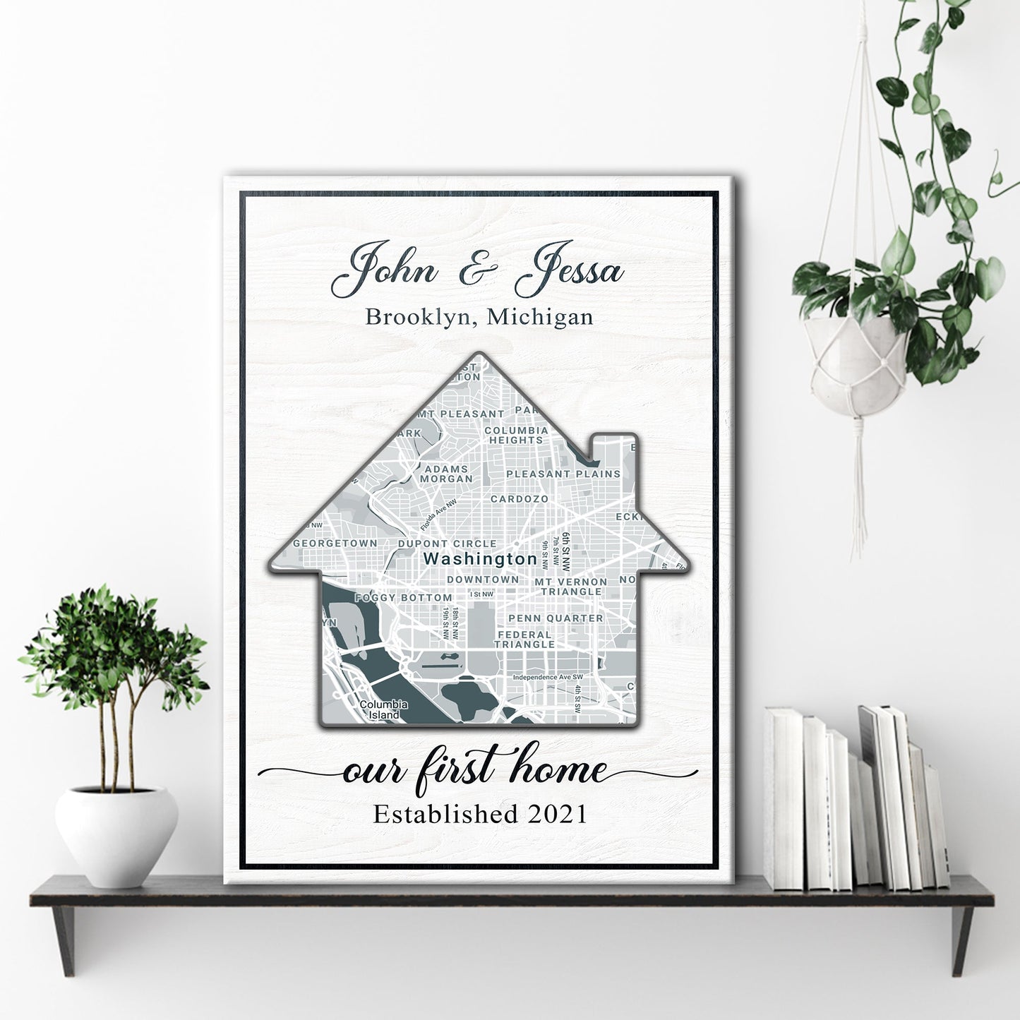 Home Map Sign