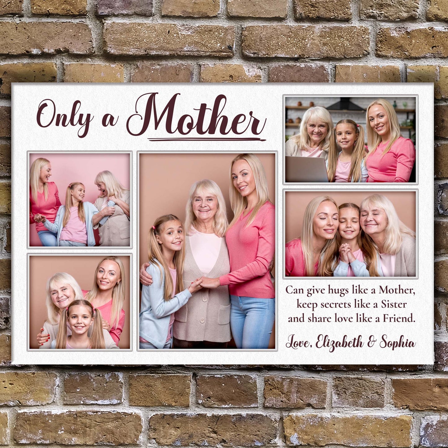 Mother's Day Sign Only A Mother